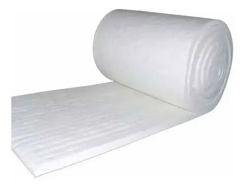 Manta de Fibra Cerámica Refractaria 1 manta de fibra ceramica refractaria 1260c