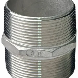 Niple Tuerca Hexagonal de Acero Inoxidable Clase 150