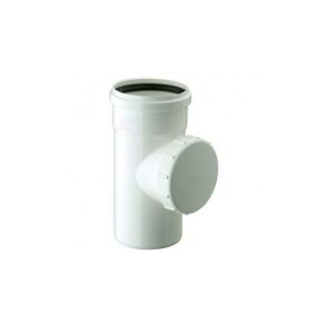 Tee Registro Sanitario Blanco PVC
